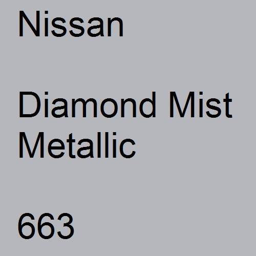 Nissan, Diamond Mist Metallic, 663.